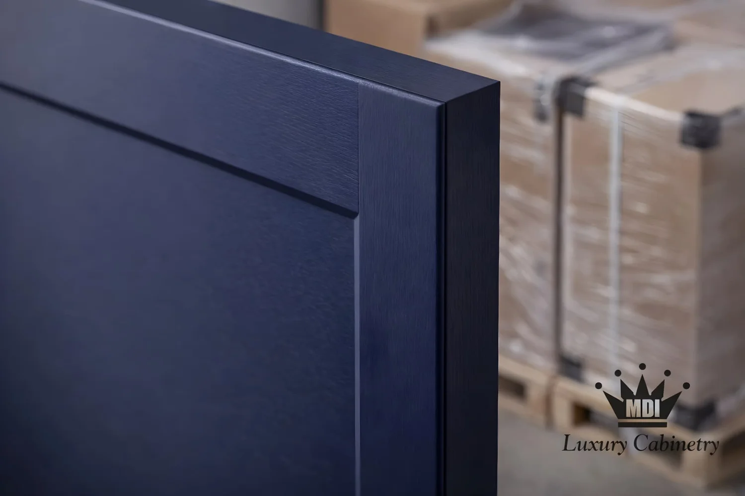MDI Luxury Cabinetry craftsmanship and cabinets prepared for delivery