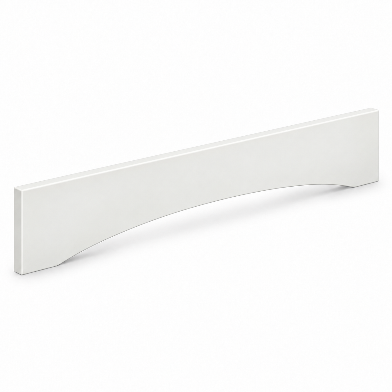 MDI Inset Bridge Valance in Origami White; complete actual item