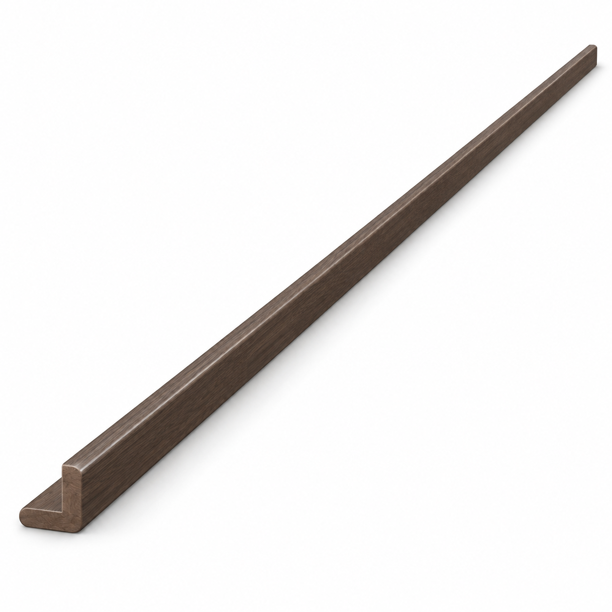 MDI Inset Outside Corner Molding in Truffle Brown; complete actual item