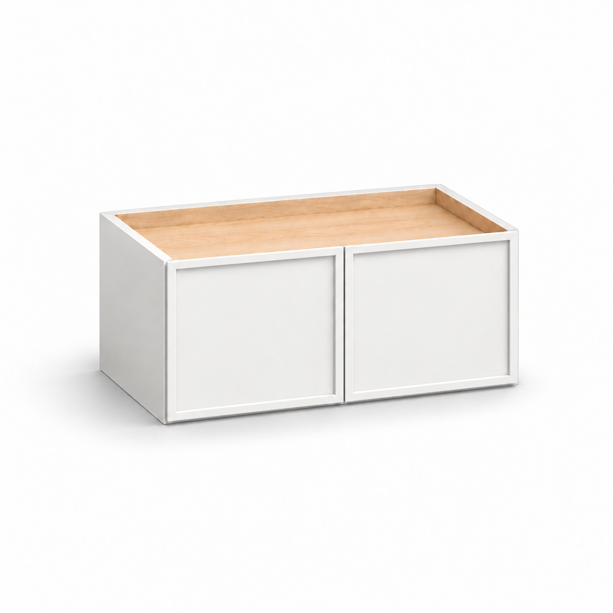 Slim Shaker 12-Inch-Tall Double-Door Wall Cabinet