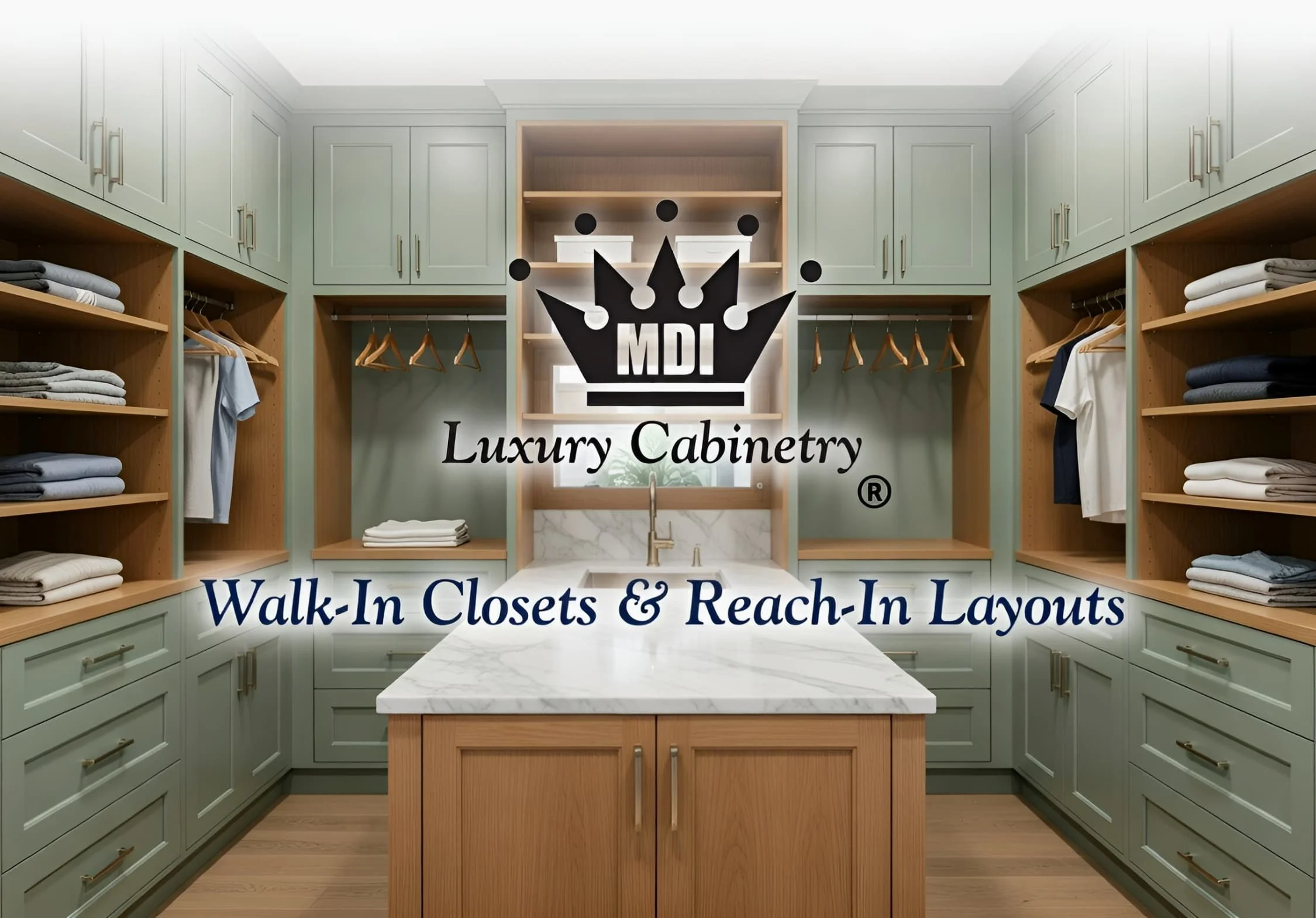 MDI Luxury Cabinetry - Walk-In Closets & Reach-In Layouts