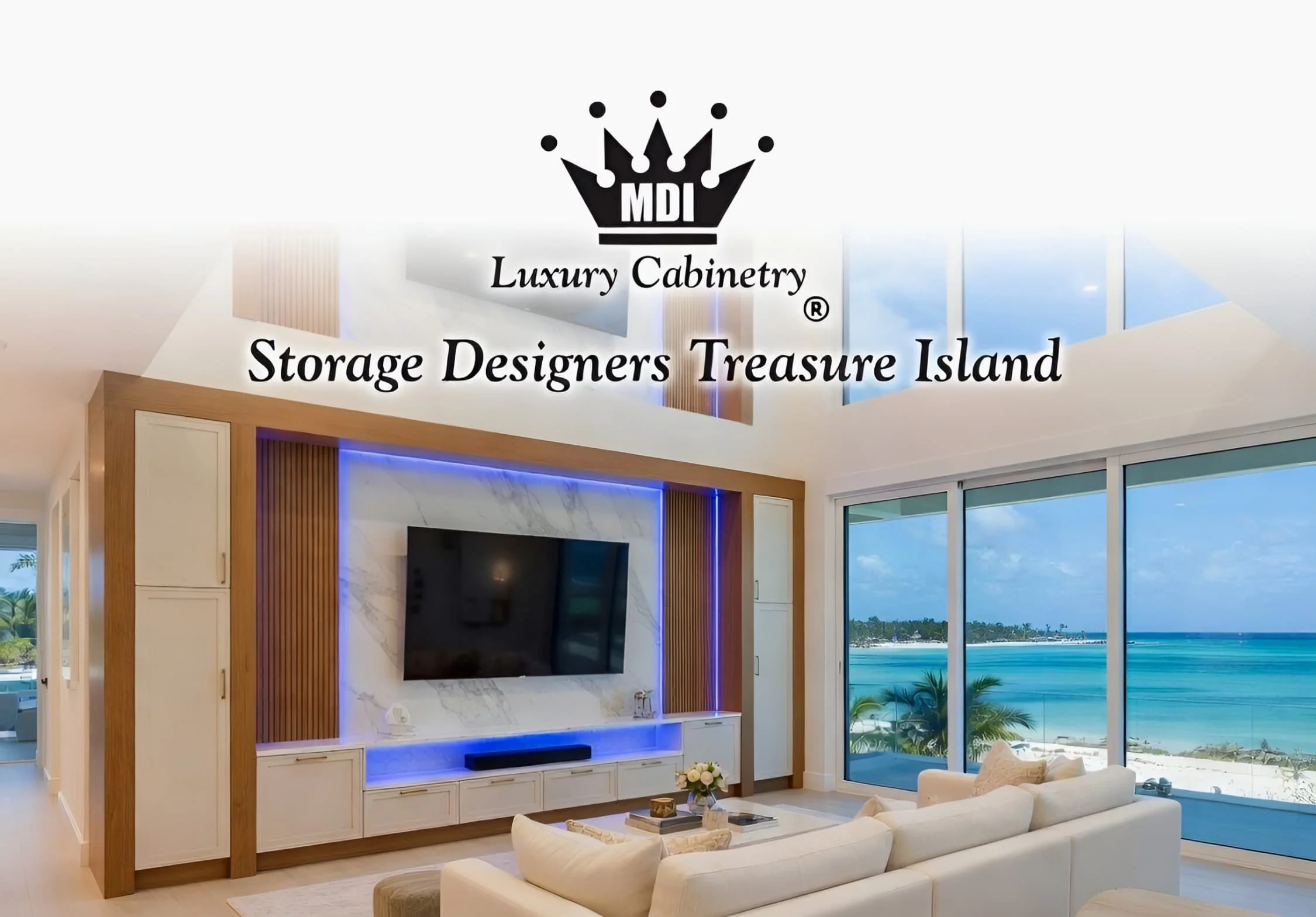 MDI Luxury Cabinetry - Storage Designers Treasure Island