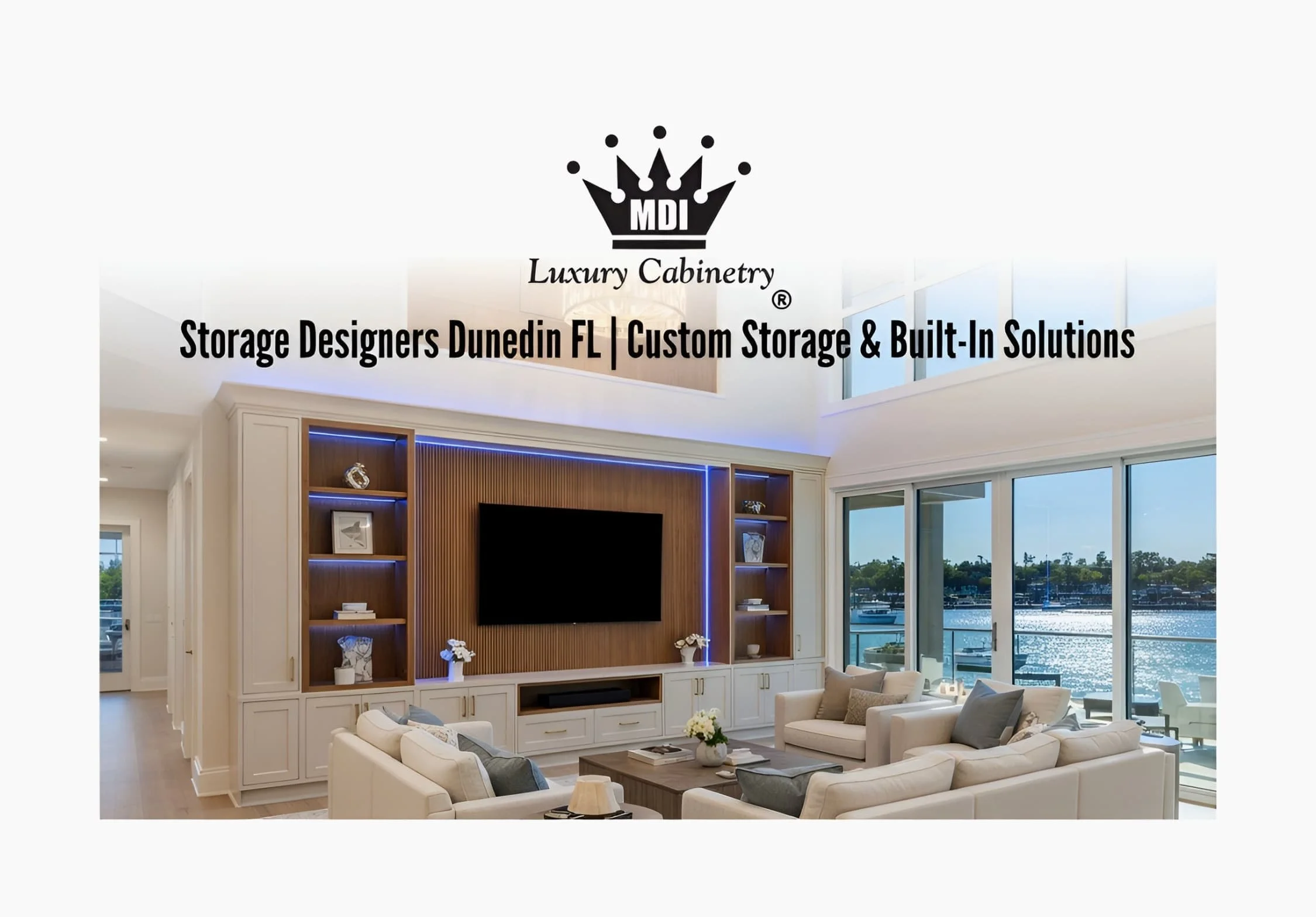 MDI Luxury Cabinetry - Storage Designers Dunedin FL | Custom Storage & Built-In Solutions