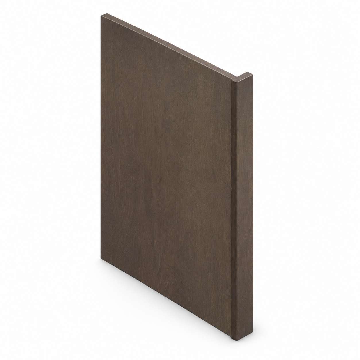 MDI Inset Dishwasher End Panel with 3 Inch Return in Truffle Brown; complete actual item