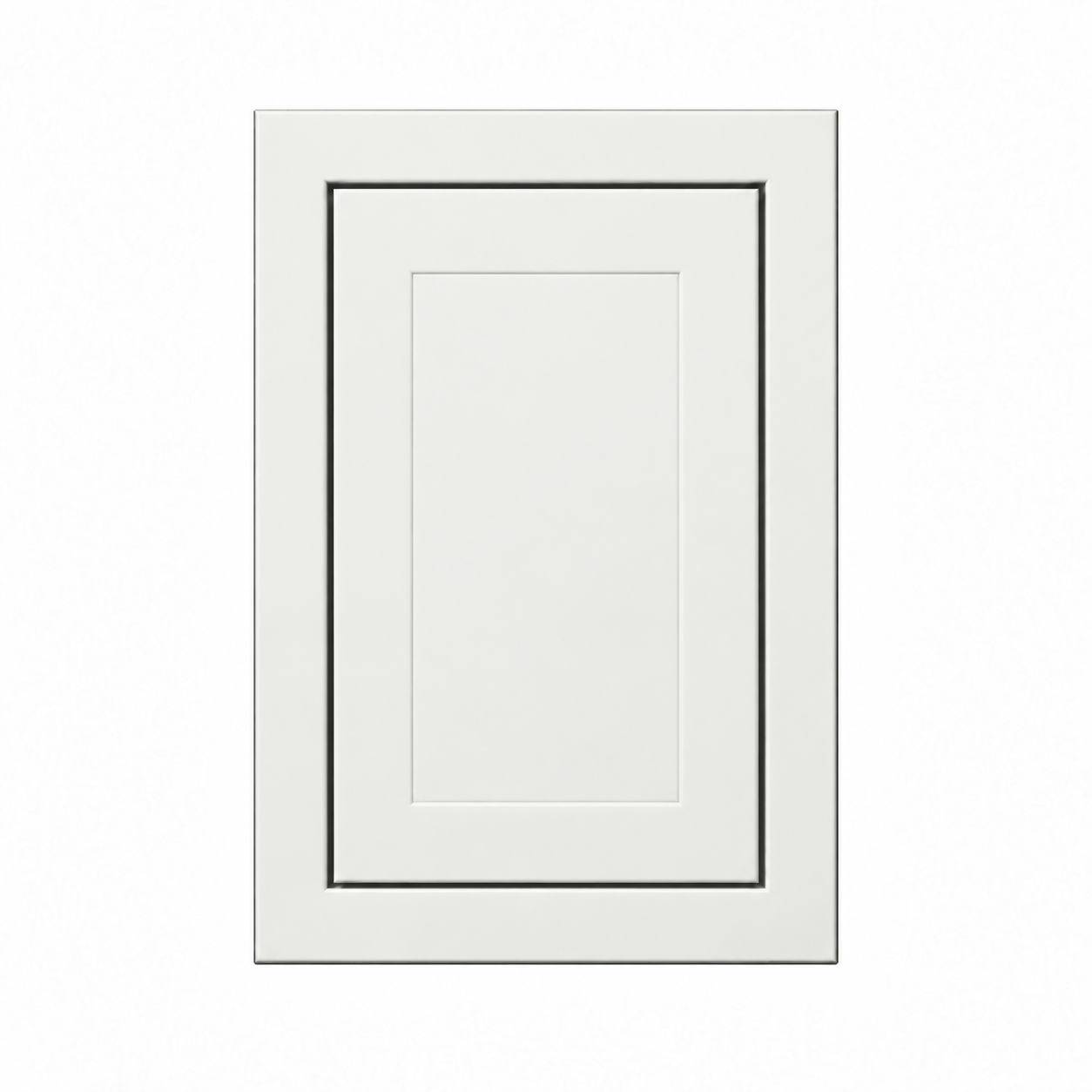 MDI Inset 13.5 by 18 Inch Decorative Door Panel in Origami White