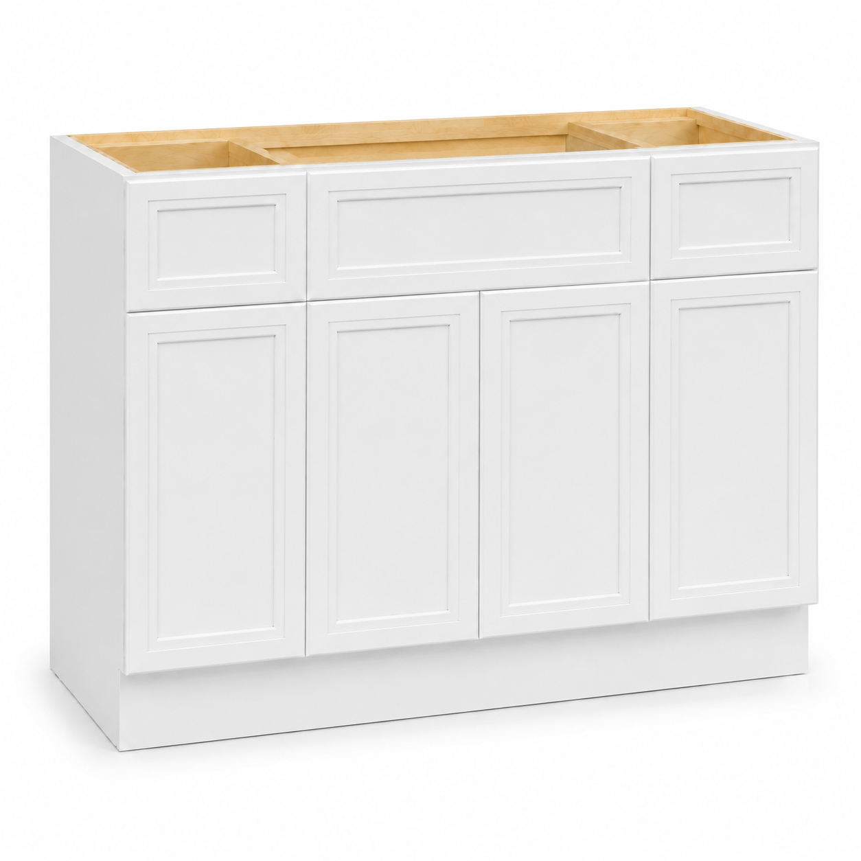 Vanity Single Sink Combo with 4 Doors