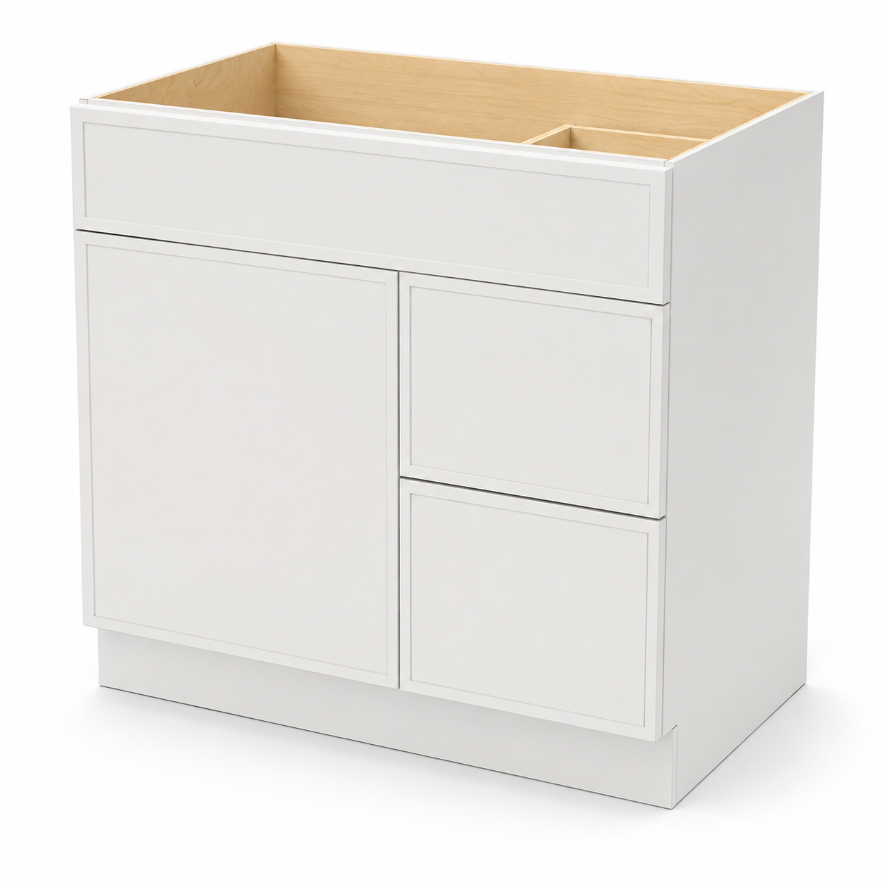 Vanity Sink Bases with 2 Drawers Right