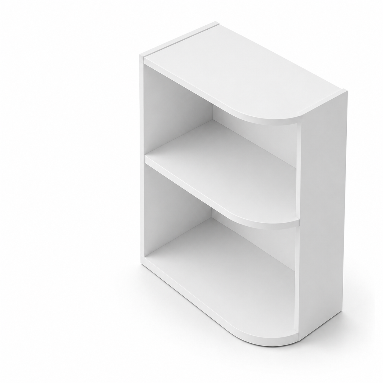 9" Wide Base End Open Shelves