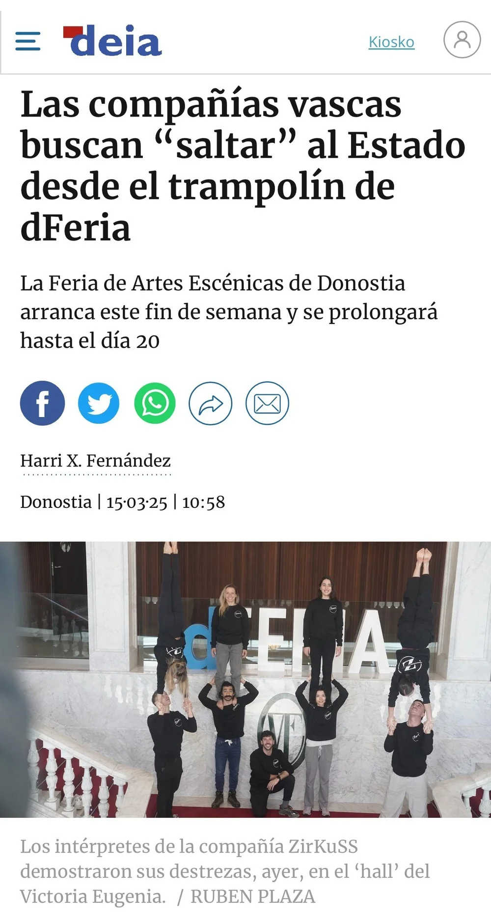 Las compañías vascas buscan “saltar” al Estado desde el trampolín de dFeria