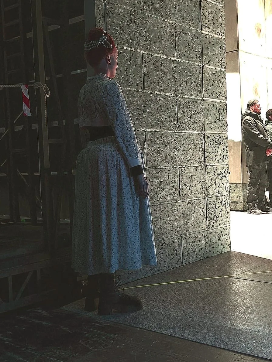 Backstage at Maria Stuarda
