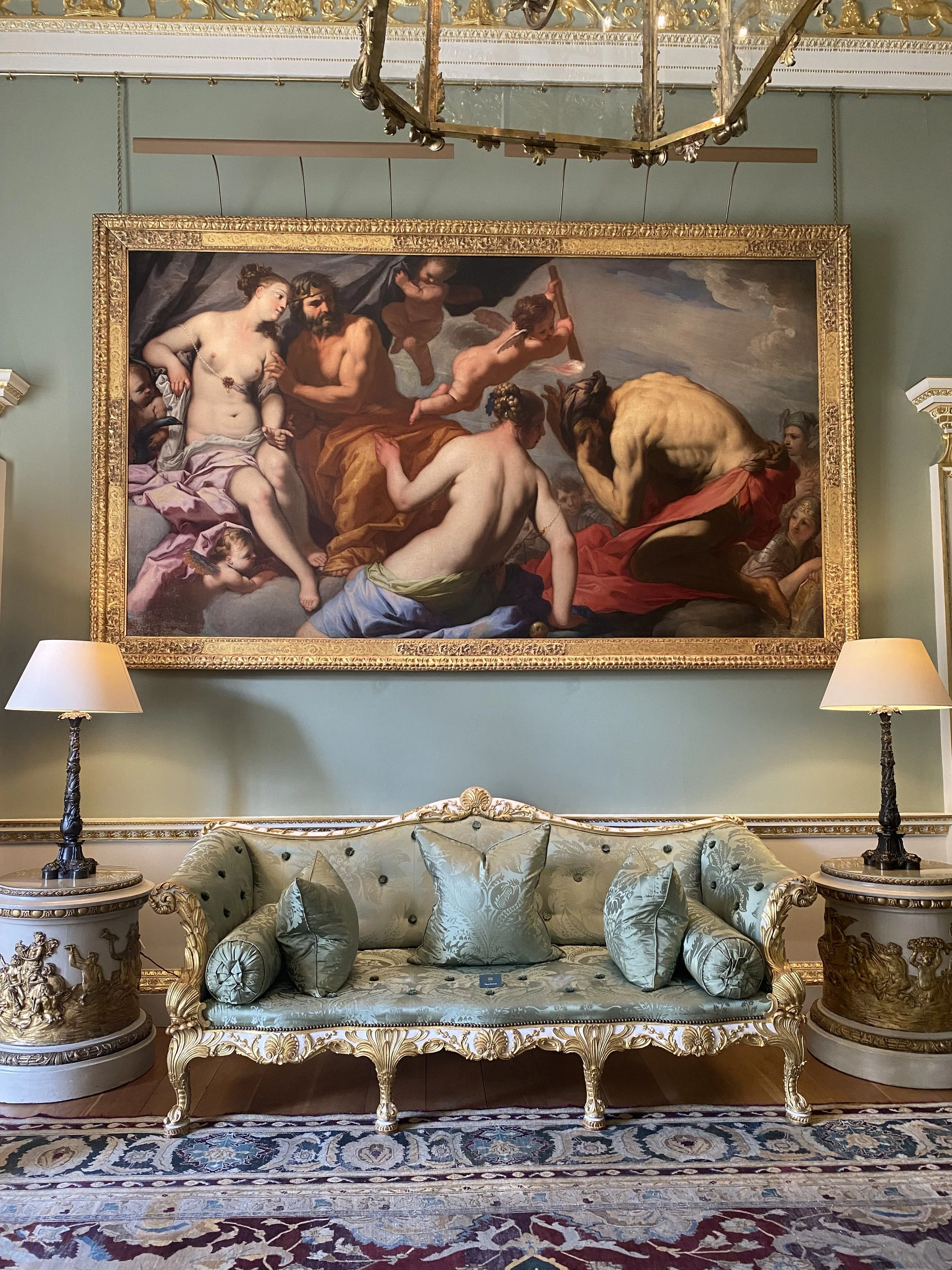 A scene from the story of Iphis and Ianthe, drawn from Ovid’s Metamorphoses.