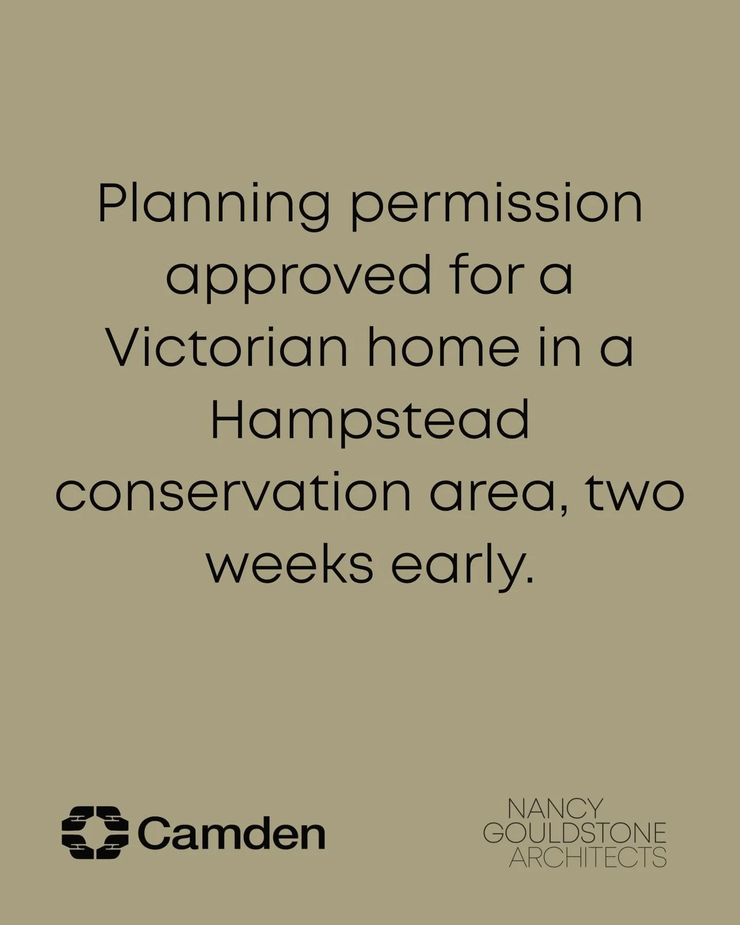 Planning secured for a Victorian home in Hampstead, two weeks early

We&rsquo;re pleased to have secured planning permission for a late Victorian red brick villa in Hampstead, dating from the mid 1880s and designed in the Queen Anne revival style cha