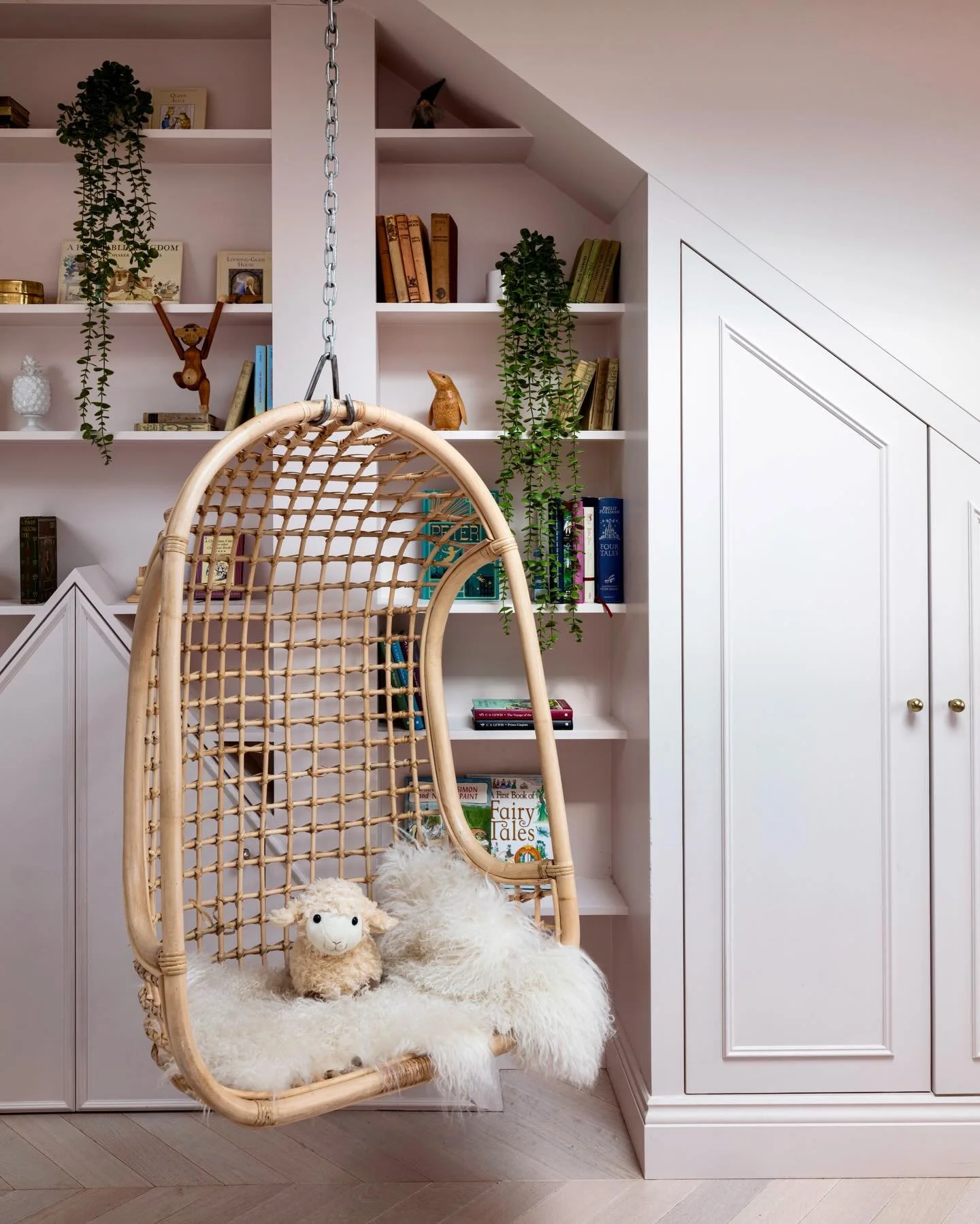 A sweet little girl&rsquo;s room in the mansard extension of a Victorian home. Cosy, useful and designed exactly to be uniquely hers. Behind the finished and comfy interior was months of planning and construction- choosing the exact shade of neutral 