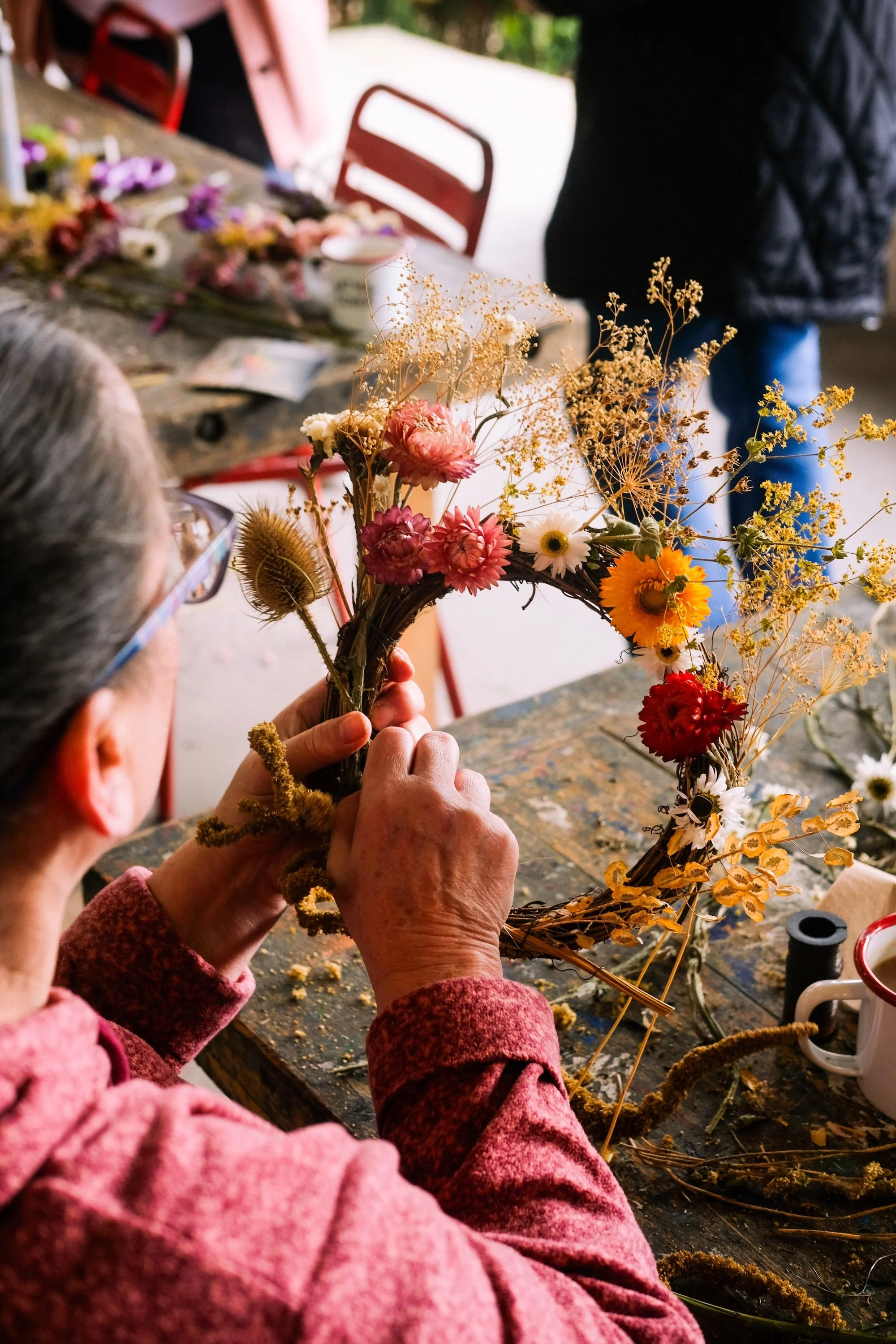 Christmas Wreath Masterclass with Welshborn Flowers
