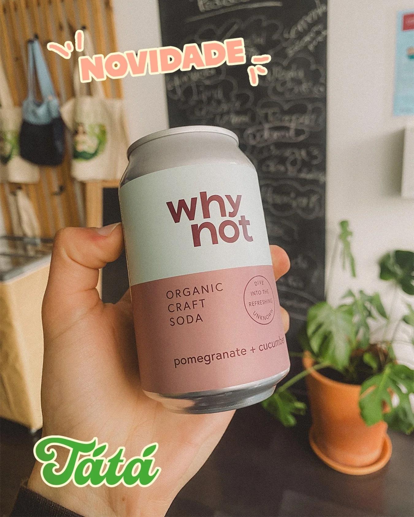 Sejam bem vindas, Why not em lata! 🤩

Agora num formato mais cool 🥶, as @whynotsoda est&atilde;o dispon&iacute;veis em lata! Esta mudan&ccedil;a traz vantagens ecol&oacute;gicas significativas: as latas s&atilde;o mais leves, reduzindo a pegada car