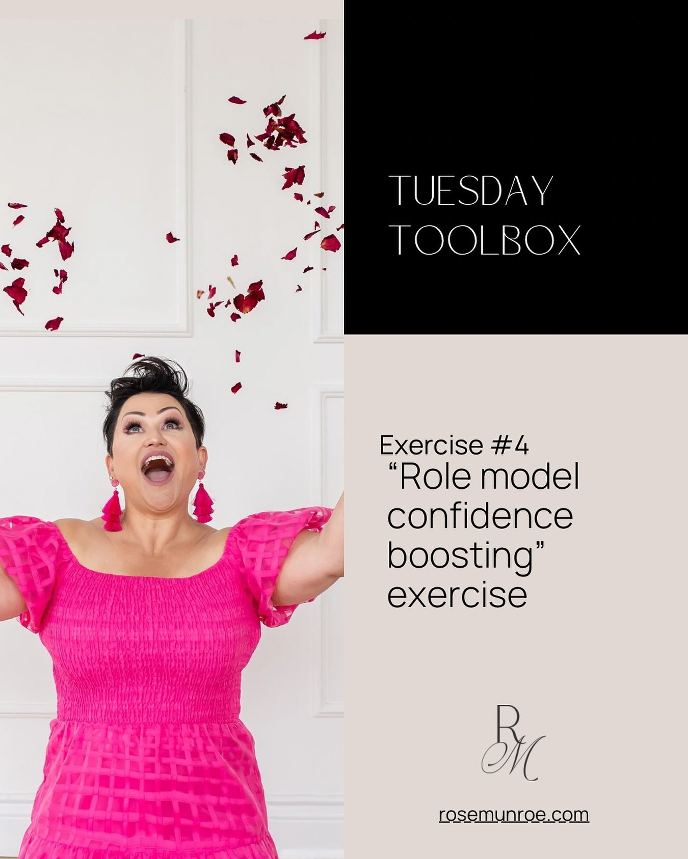 🛠️&nbsp;**Tuesday Toolbox**&nbsp;🛠️

Welcome to my Tuesday Toolbox! 🧰

Introducing tool #4- &ldquo;Role Model Confidence Boosting&rdquo; exercise. 💕

This straightforward coaching exercise assists in embodying the personal qualities you admire in