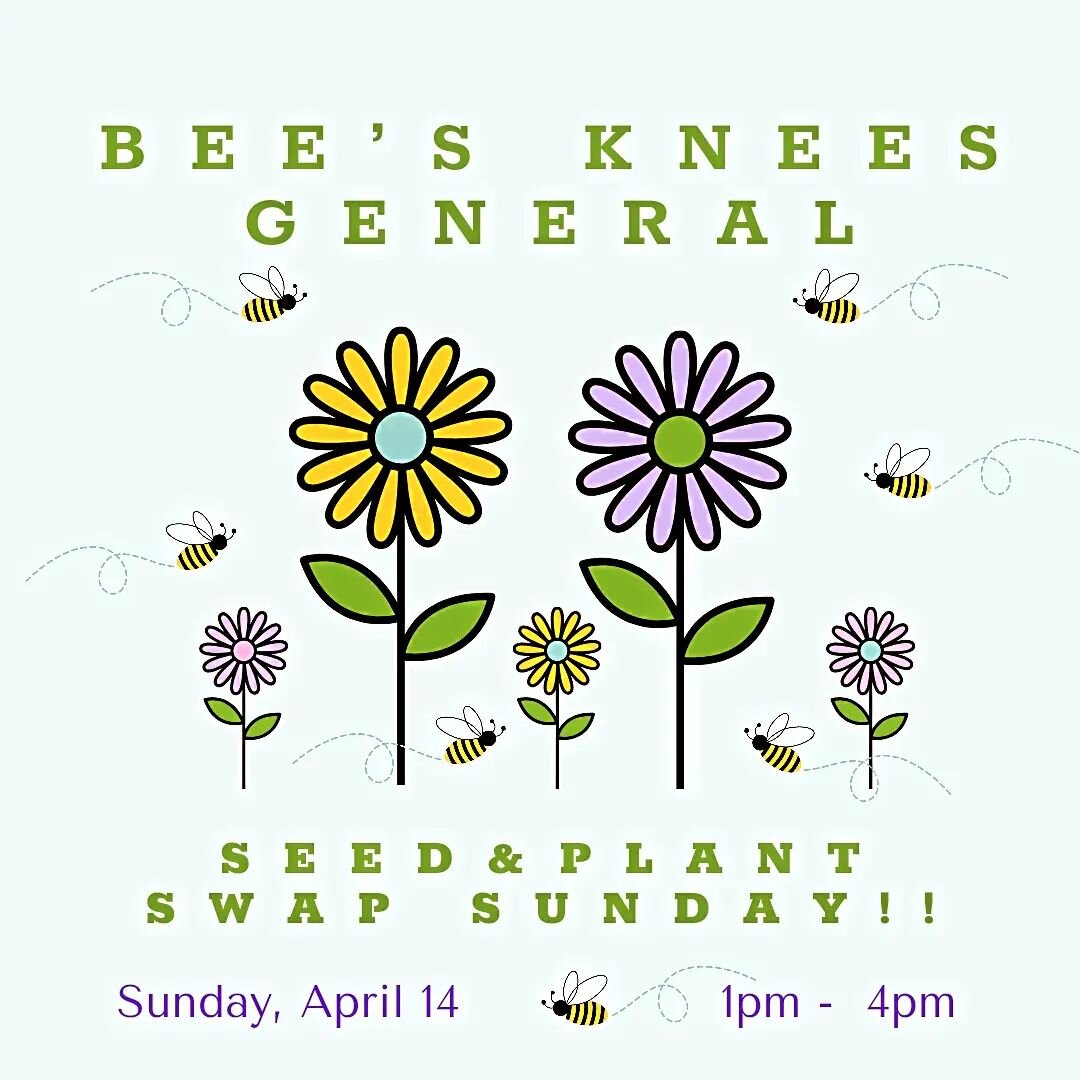 Coming up soon! Our second monthly seed (and plant!) swap. We had so much fun the first time around. Bring seed, slipsnor cuttings that you want to share. We'll have @blackbirdhollownursery around and other special guests will join us for an afternoo