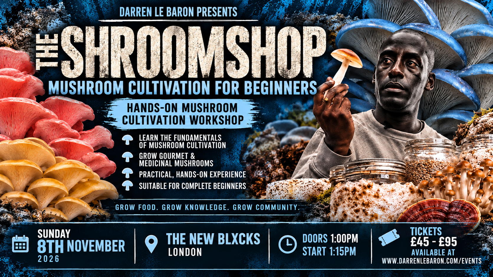 London Shroomshop: Mushroom Cultivation Workshop