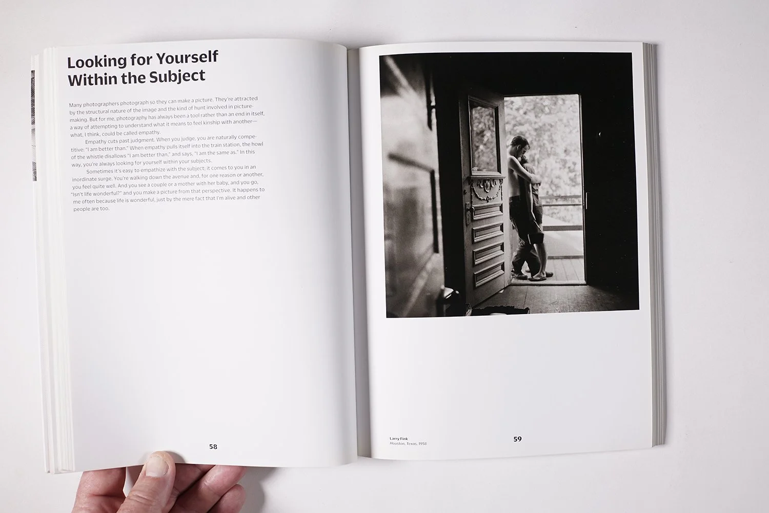 On Composition and Improvisation. Larry Fink — Paul Reas Books