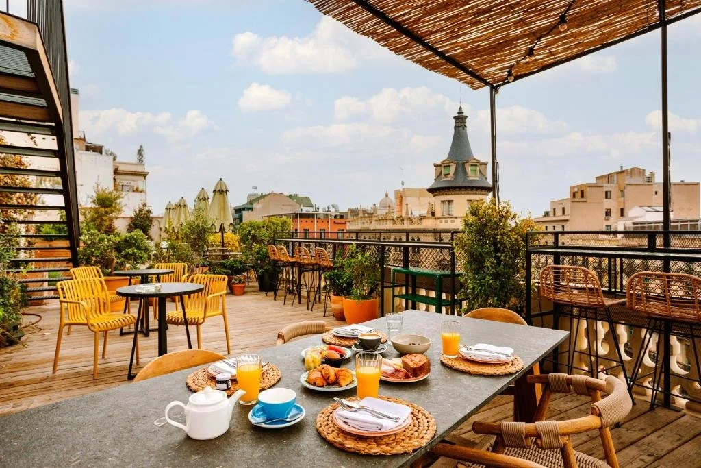  Casa Luz  

 Get off the plane and come here. This is the perfect first and last stop on your visit to Barcelona - incredible rooftop views that can be enjoyed day or night, paired with a creative yet approachable menu. They also have an incredible 