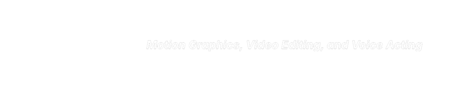 Jesse Gold | Motion Graphics, Video Editing, and Voice Acting