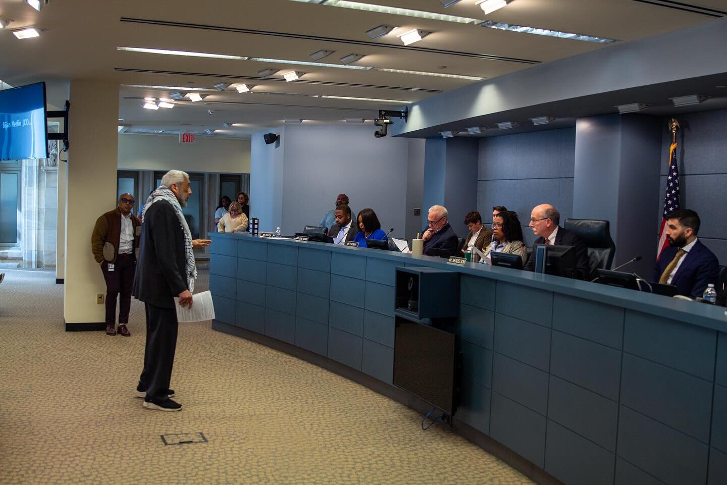 This morning, DC Residents interrupted the City Council this morning to confront council members about why they haven&rsquo;t even put a meeting together to consider calling for a ceasefire. The exchange between concerned citizens and the city counci
