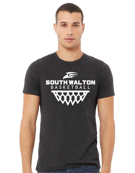 South Walton Basketball Tee - Black Net