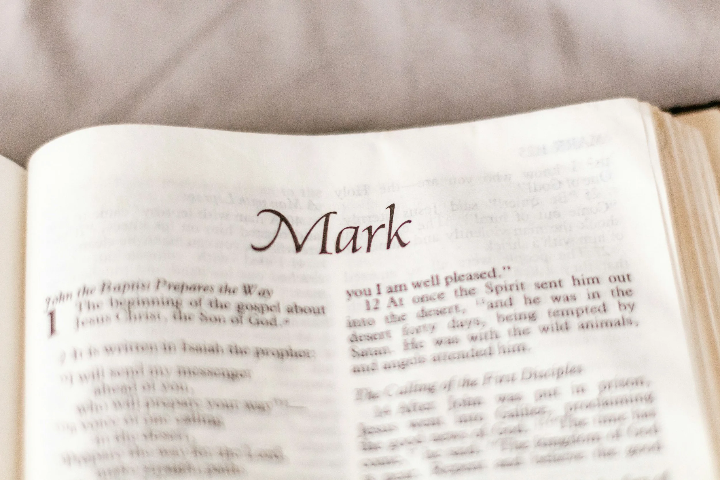 Quadratos with the Gospel of Mark 