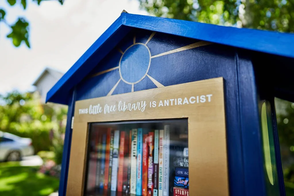 ANTIRACIST LITTLE FREE LIBRARY
