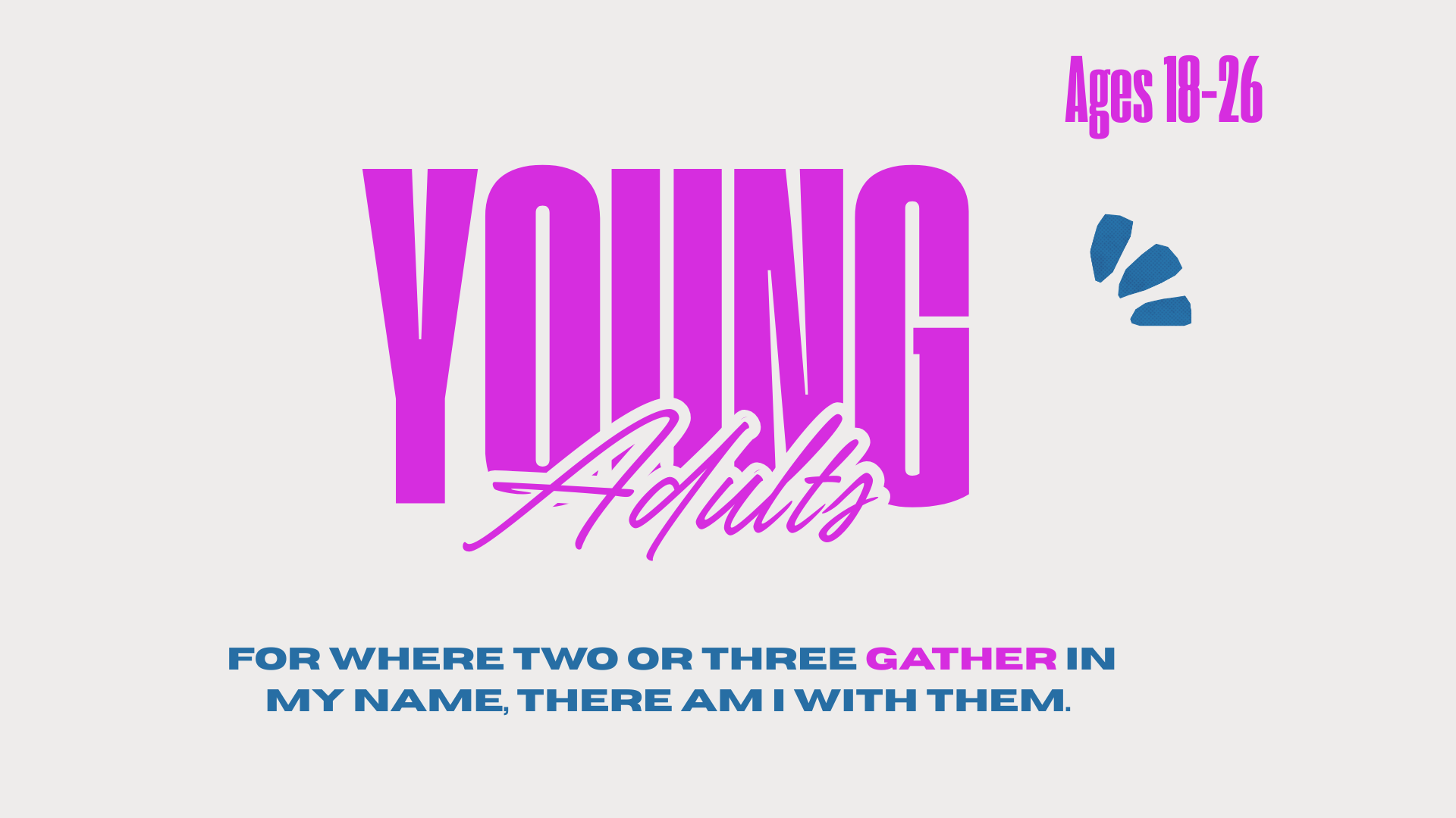 Young Adults Gathering