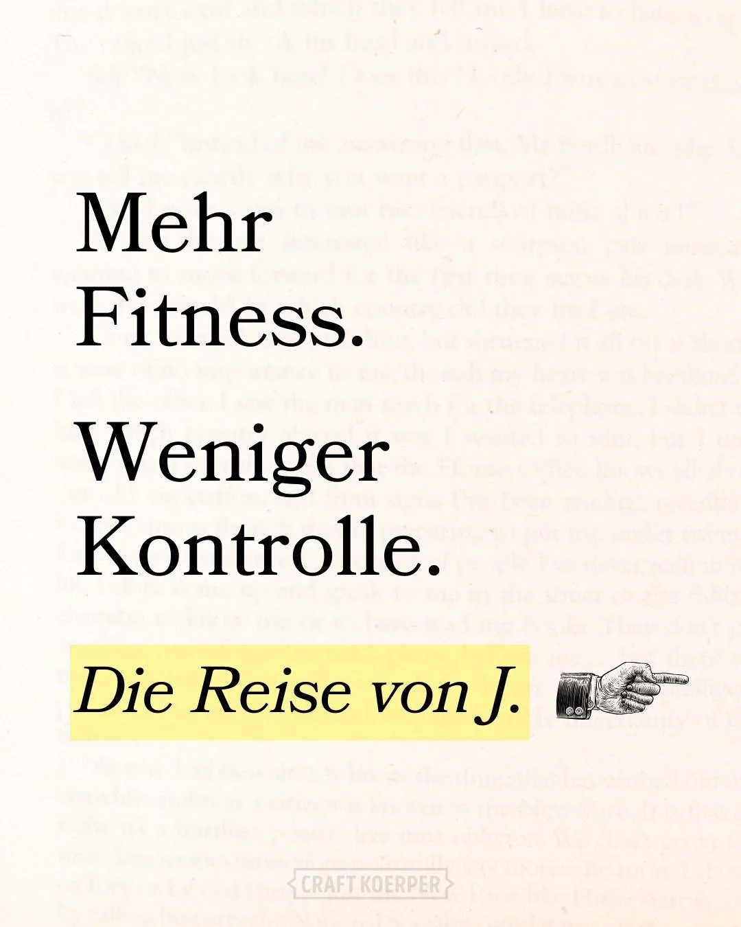 Fitness soll dir dienen. Und nicht umgekehrt.

&ndash; &ndash; &ndash; &ndash; &ndash; &ndash; &ndash; &ndash; &ndash; &ndash; &ndash; &ndash; &ndash; &ndash; &ndash; &ndash; &ndash;
🤫 PS: Interessiert es dich, wie du endlich nachhaltig einen fitten