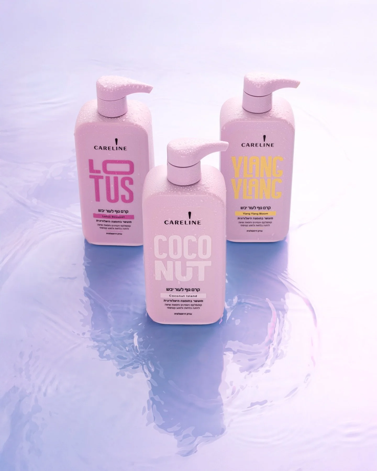 ⁨	צילום ועריכה על ידינו של סדרת קרמי הגוף המדהימים של ‪@carelineisrael‬ 💜