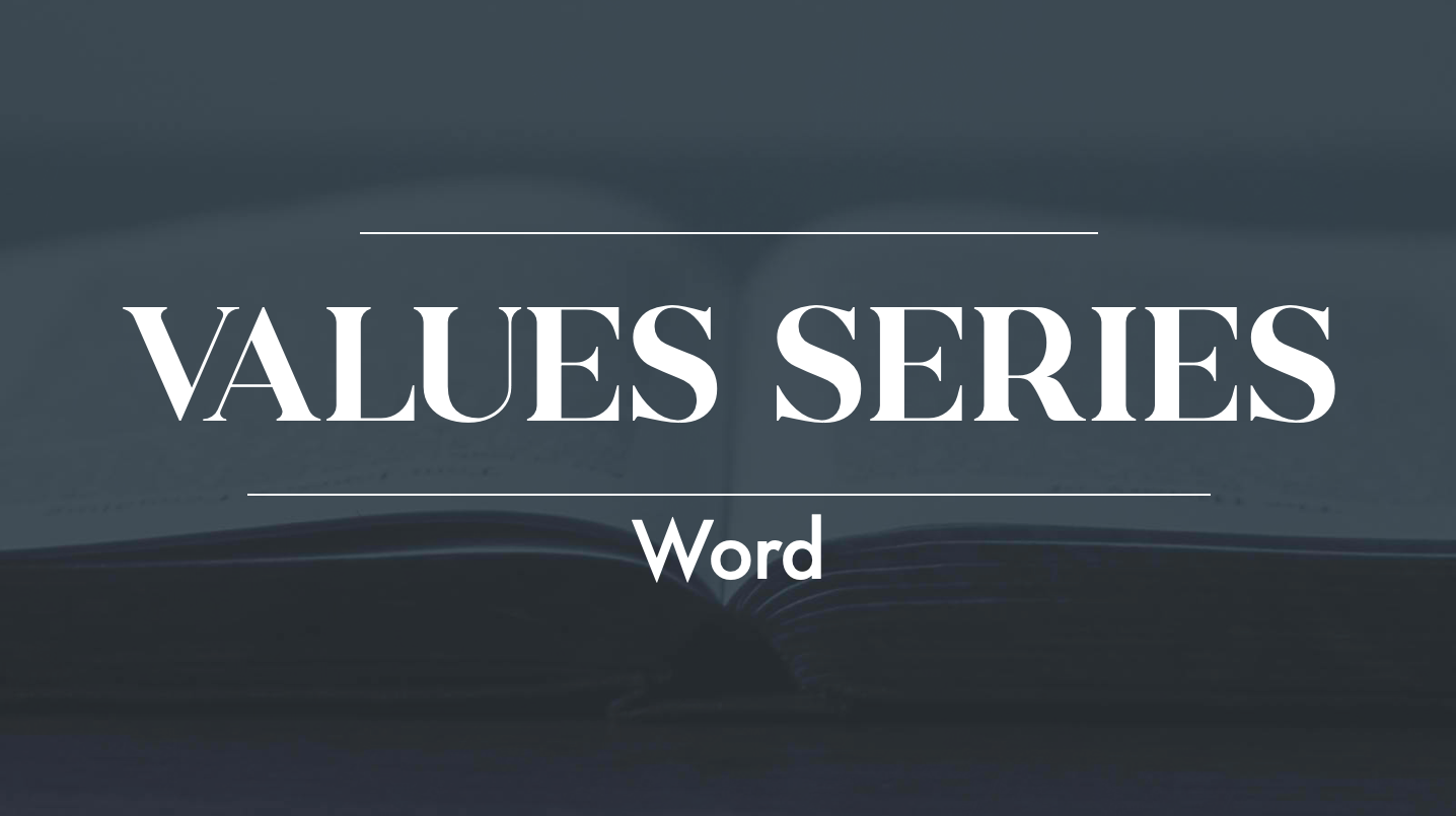 Values Series - Word