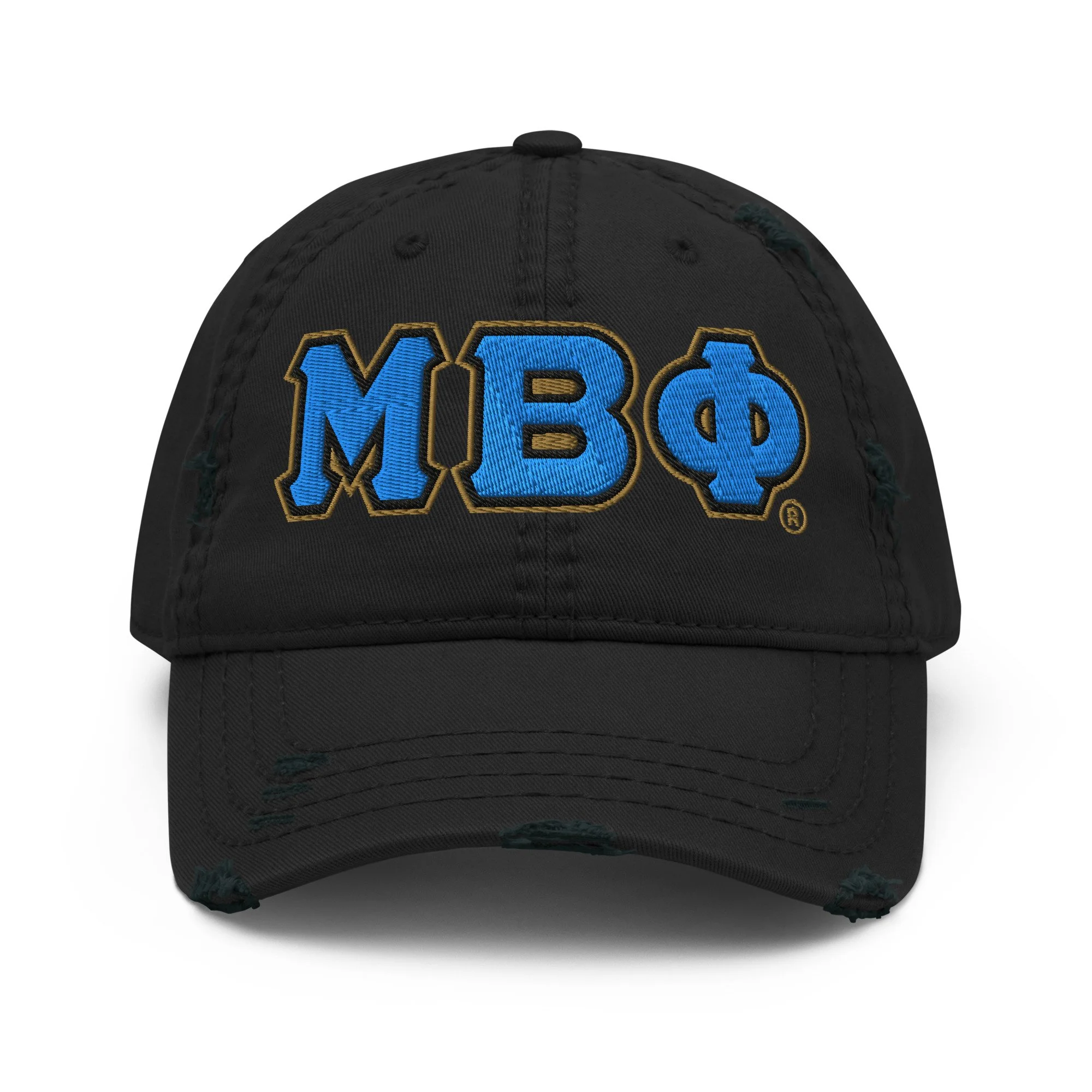 Mu Beta Phi Distressed Dad Hat