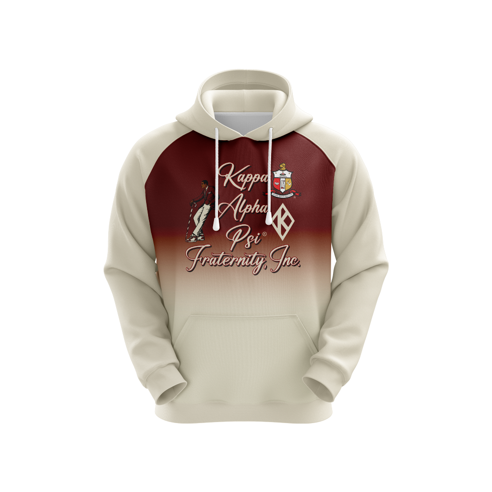 Kappa Alpha Psi® Cream Gradient Hoodie