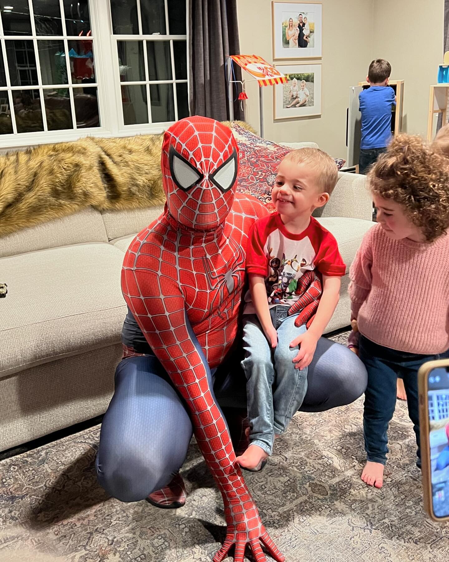 The most magical moment is when the children see their favorite characters for the first time and realize they are here to celebrate THEIR birthday!
Give your child the chance to meet their hero AND become a superhero with superhero training from t