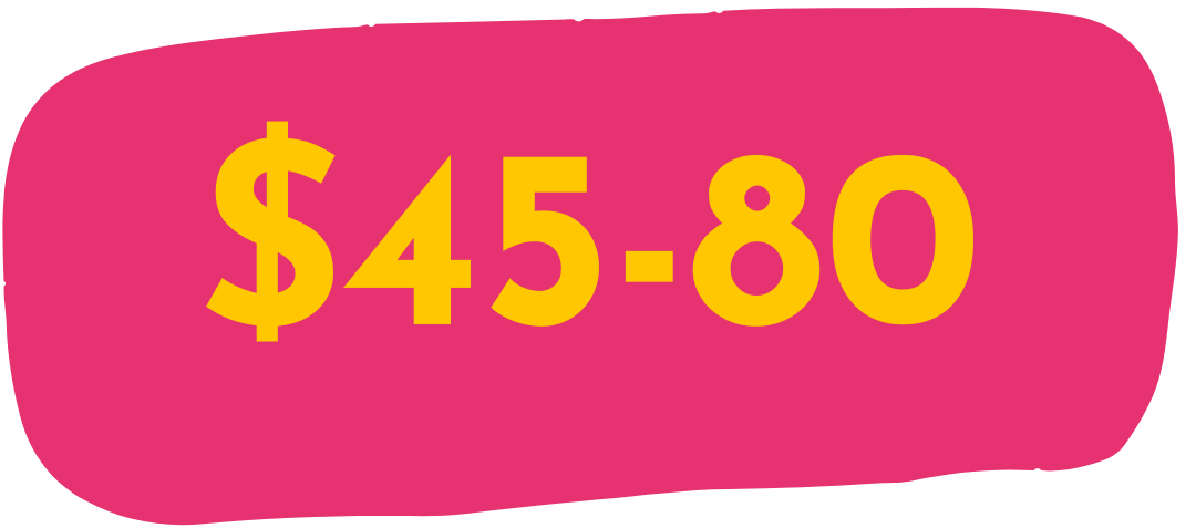 Sliding Scale Guidelines for people who can afford between $45 and $80