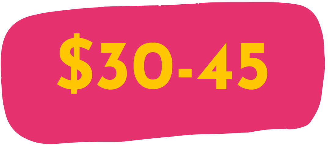 Sliding Scale Guidelines for people who can afford between $30 and $45