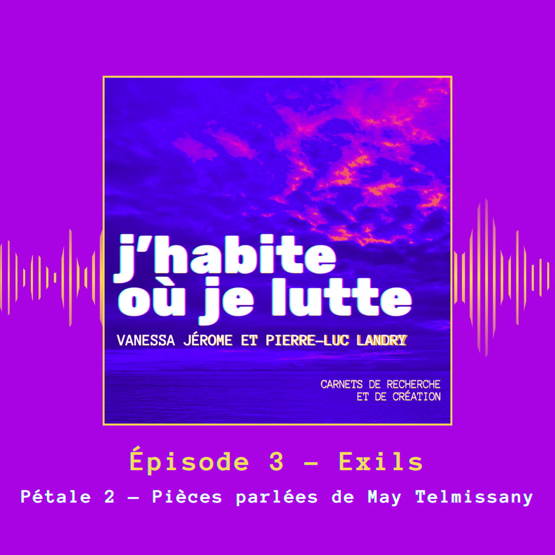Épisode 3 — Pétale 2 — Pièces parlées de May Telmissany