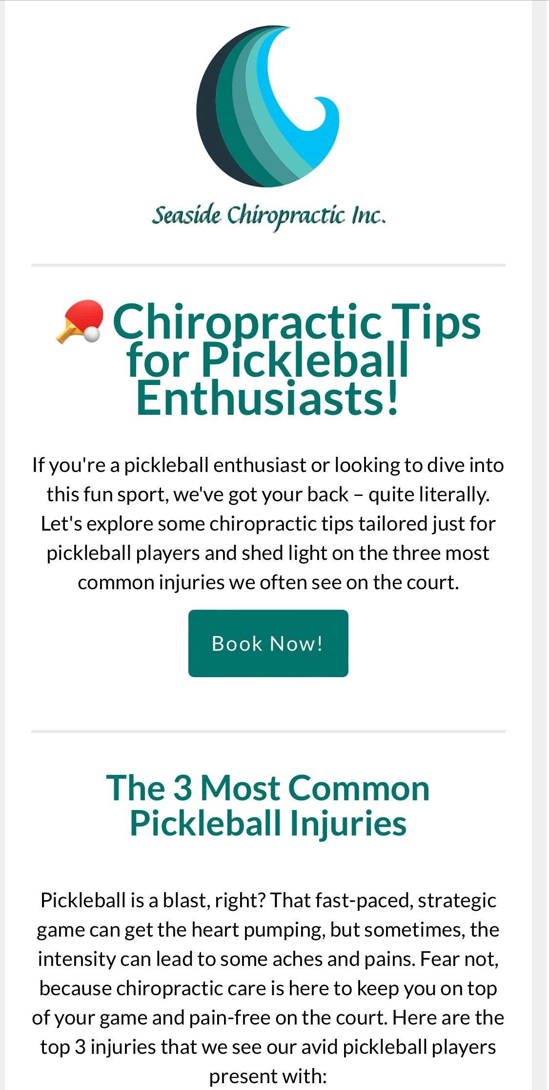 Pickleball Campaign