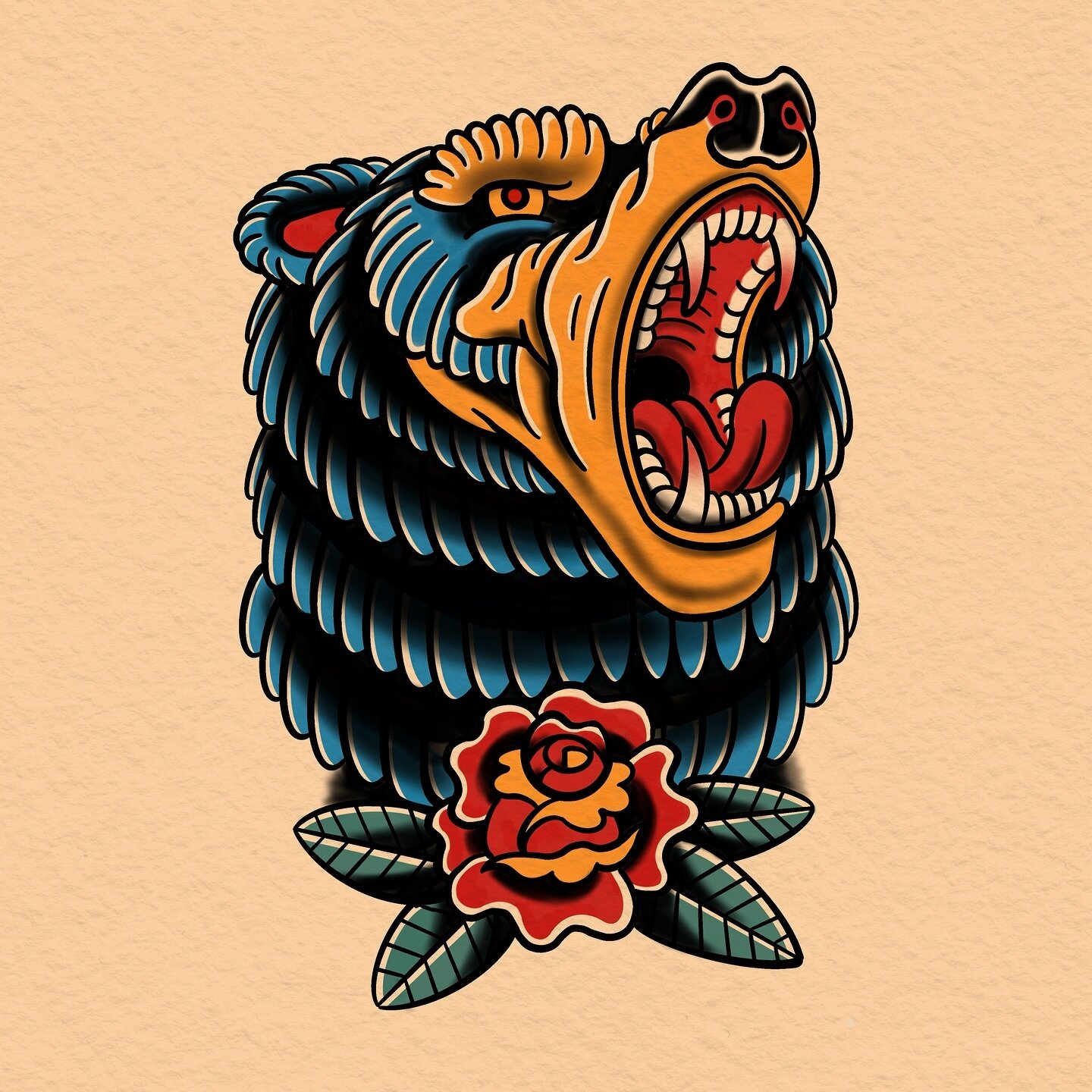 Let It Rip
.
.
.
.
#traditionaltattoo #traditionaltattoos #traditionalflash #bear #beartattoo #rose #tattooflash #dailydrawing #dailydrawingskills #dailydrawingchallenge #illustration #illustrationage #illustrationnow #illustratorartist #thebear #let