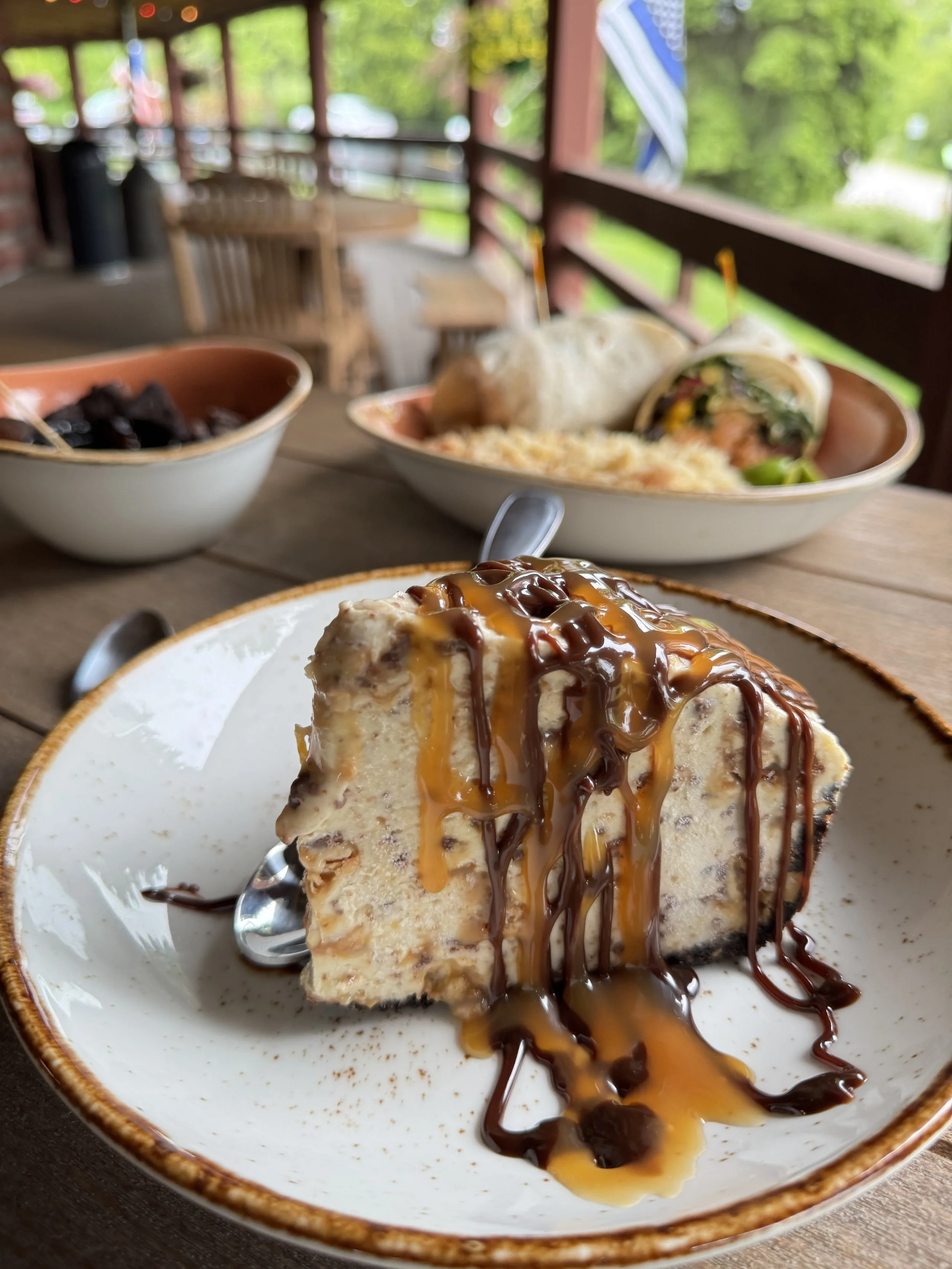 Homemade Snickers Ice cream Cake
