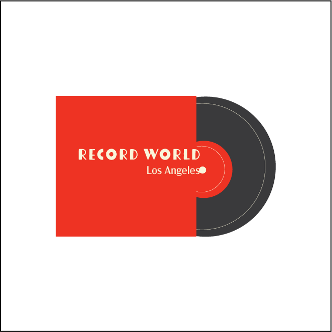 Logo for a record company based in L.A.