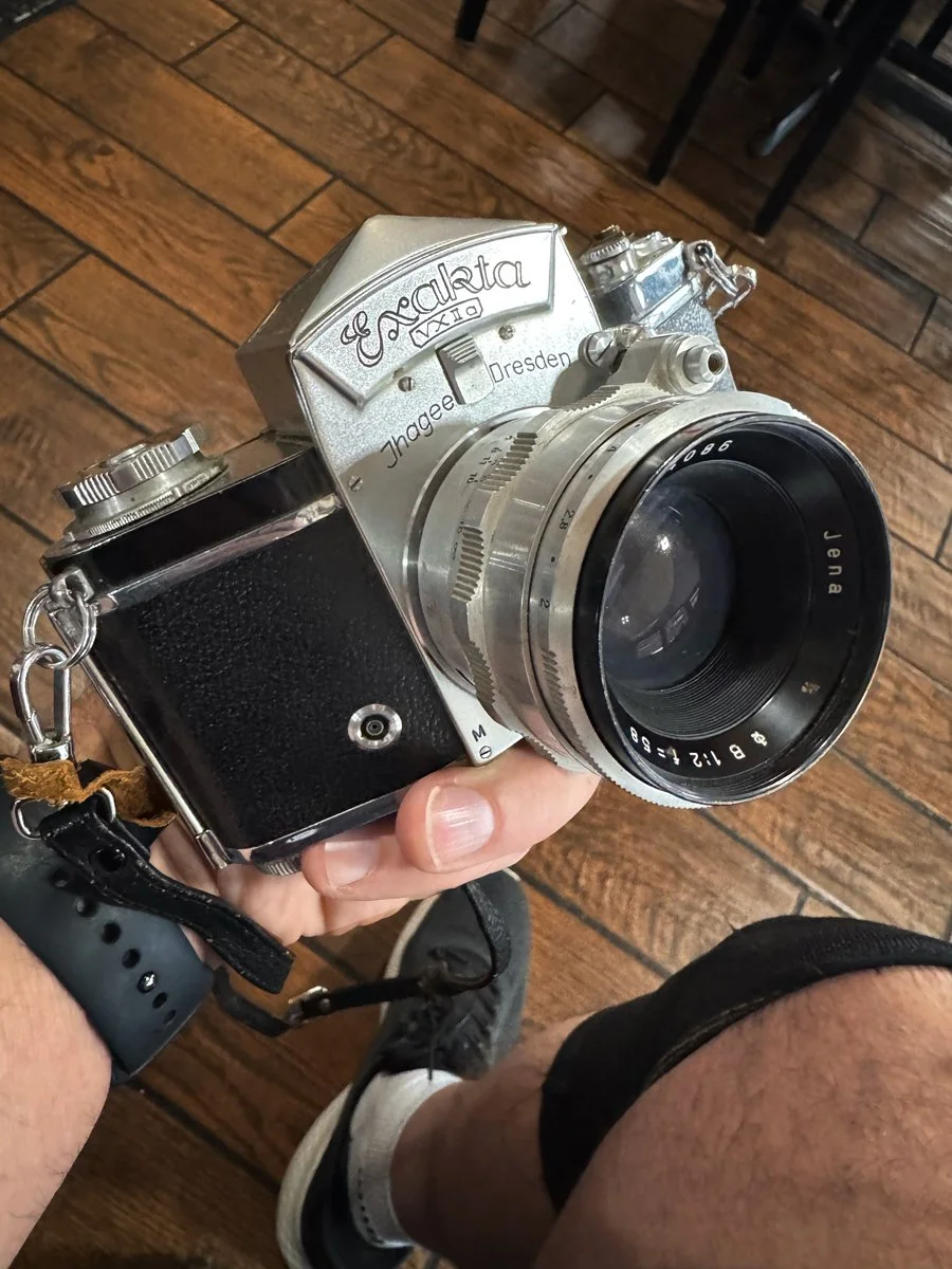 Exakta VXIIa, Carl Zeiss Jena Biotar, 57mm, f2