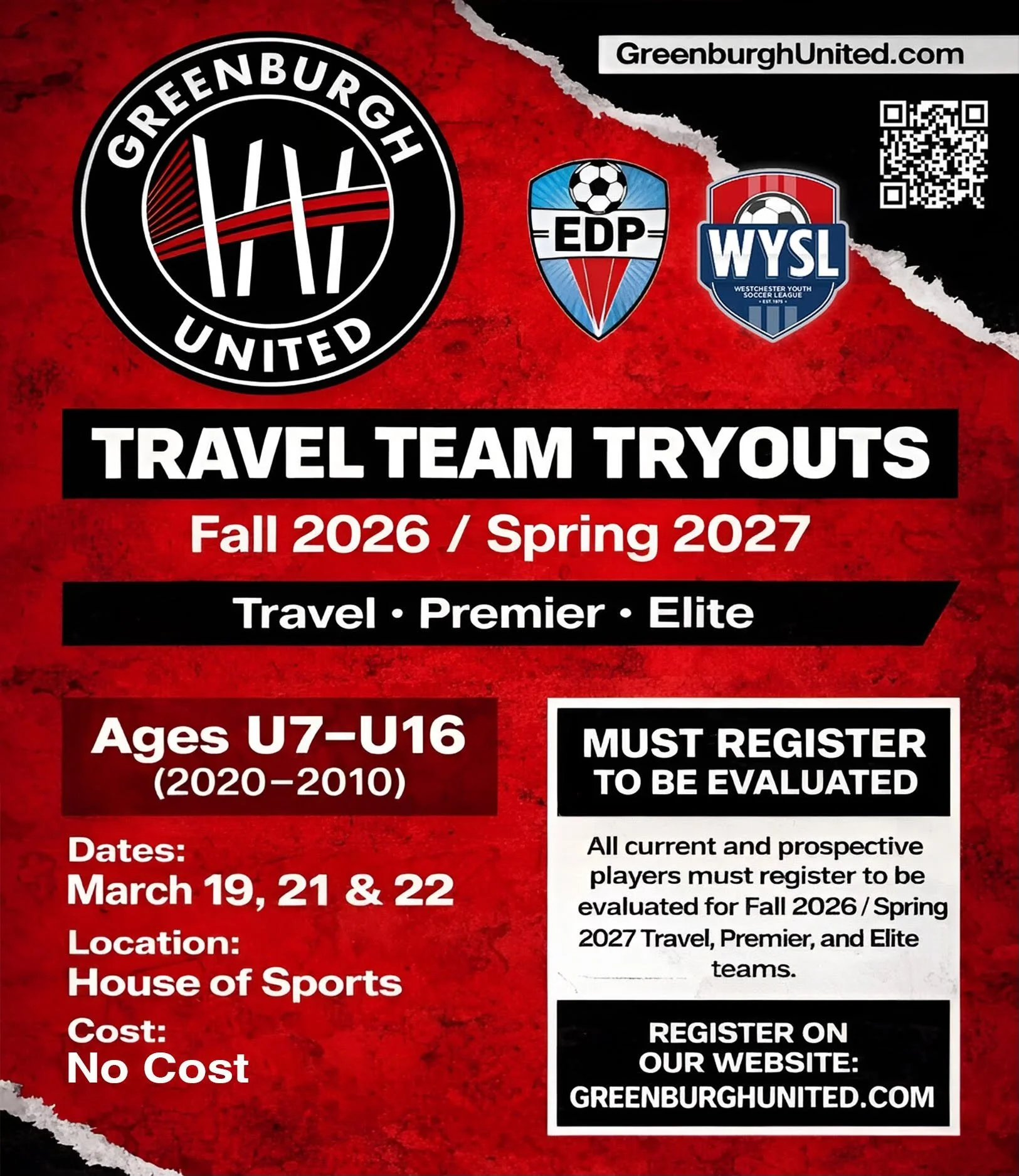 Greenburg United Travel Team Tryouts