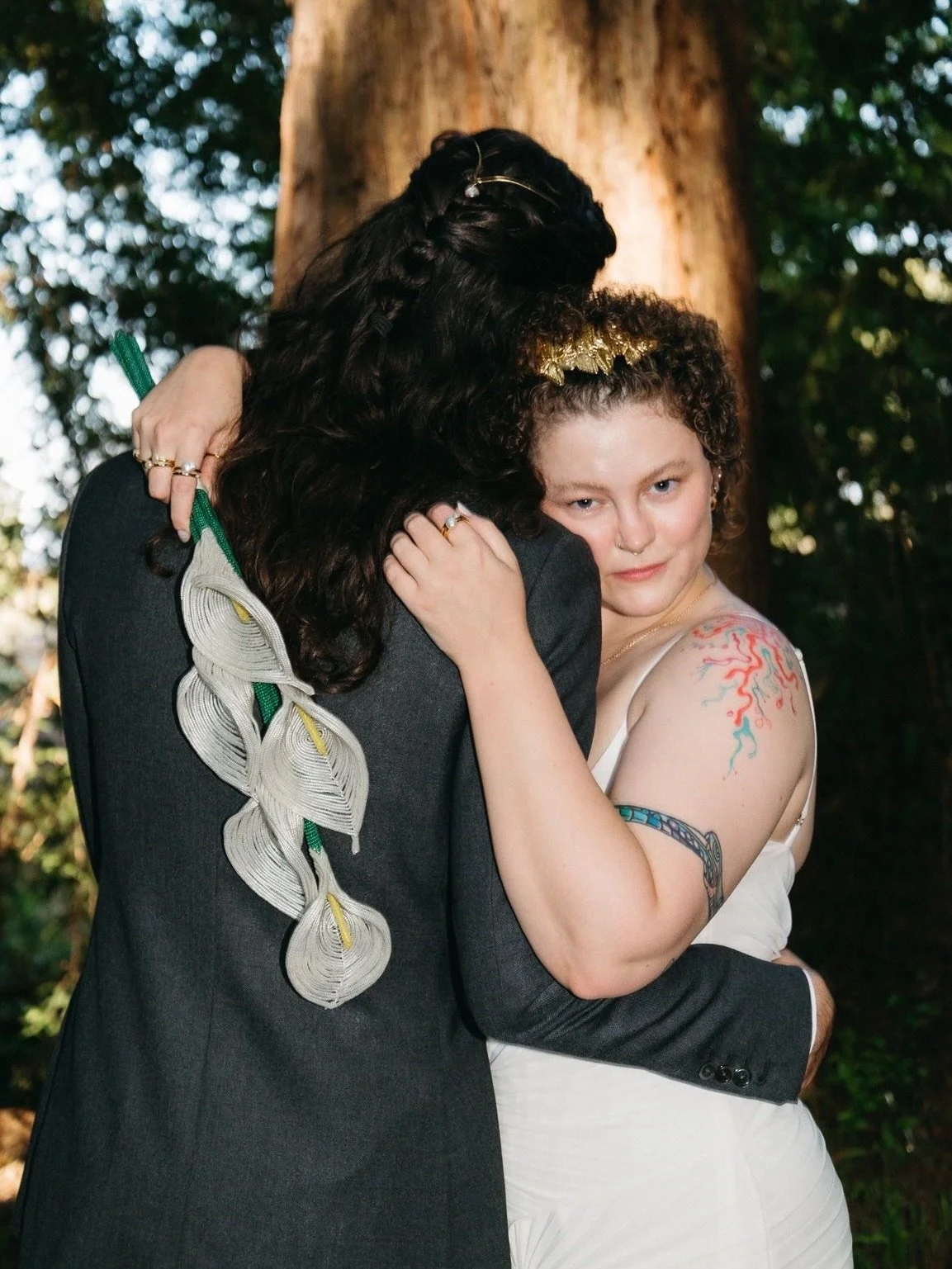 Portraits for grace + andrew on their wedding day at @mountainterrace