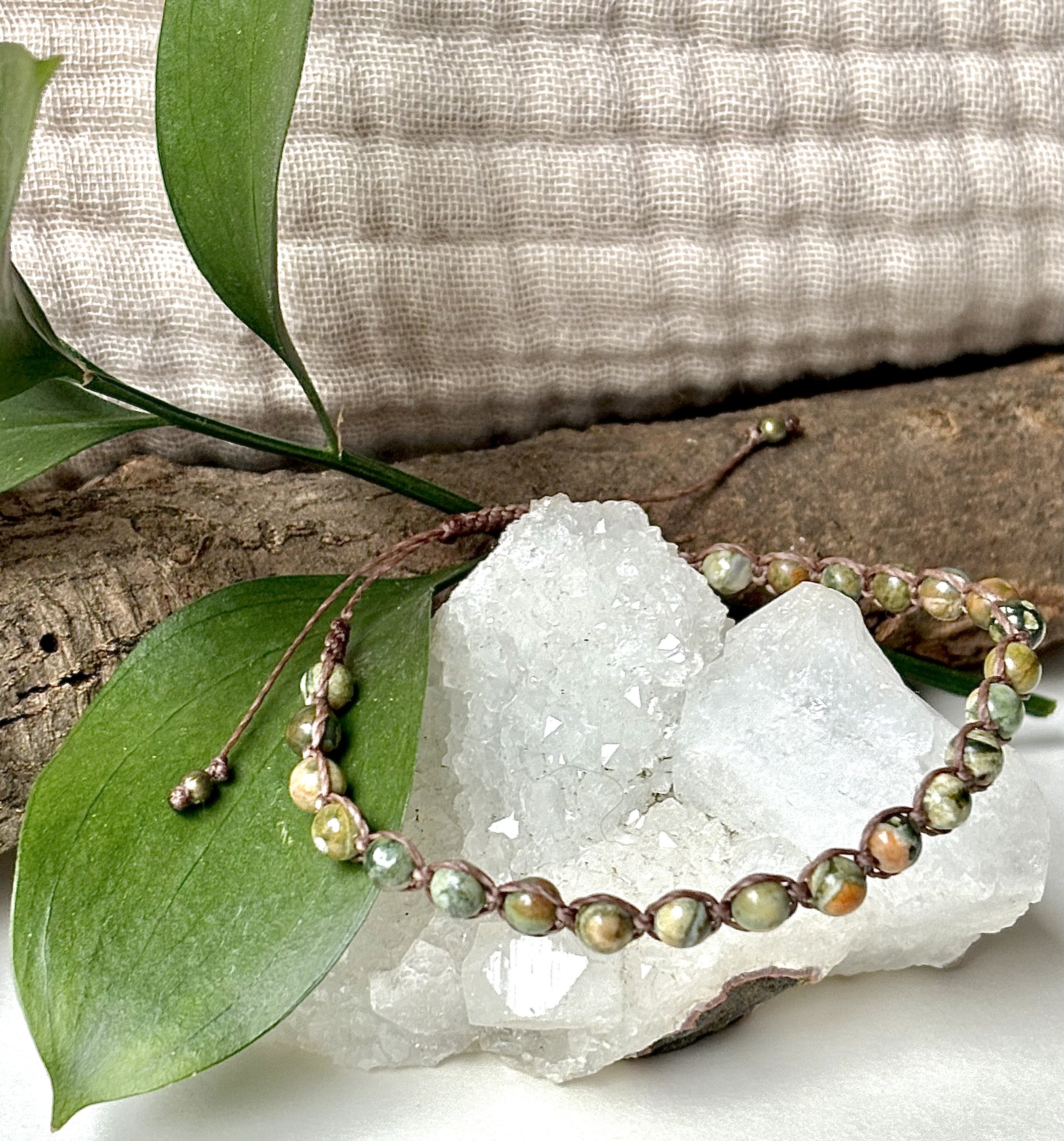Rhyolite Boho Bracelet