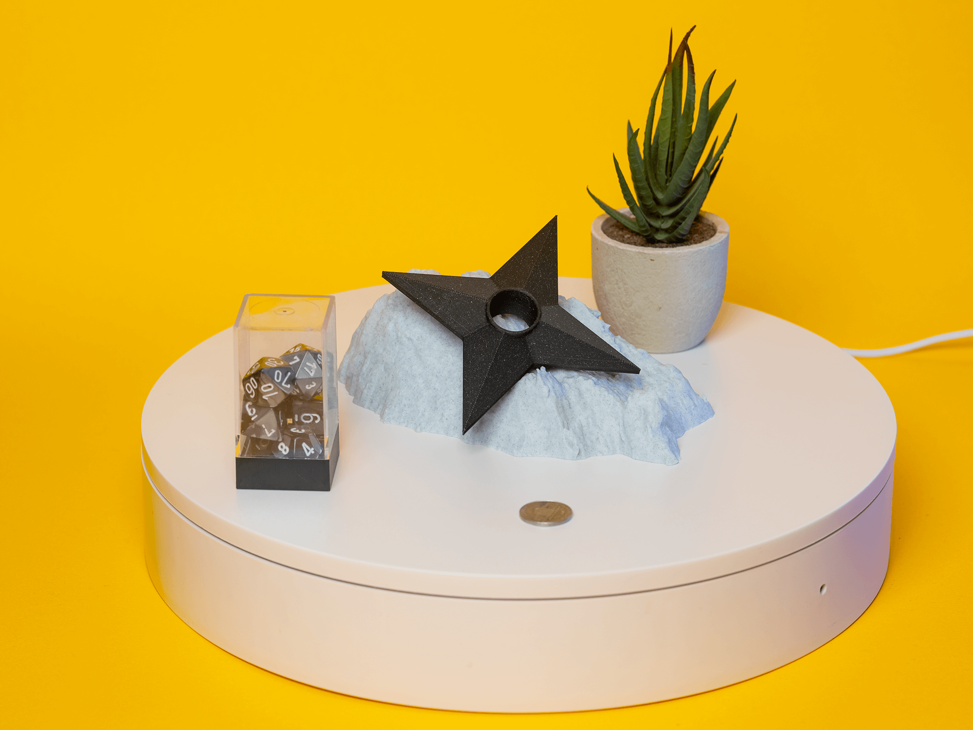 Ninja Tools Shuriken Throwing Star Decor 3D Printed (11).png