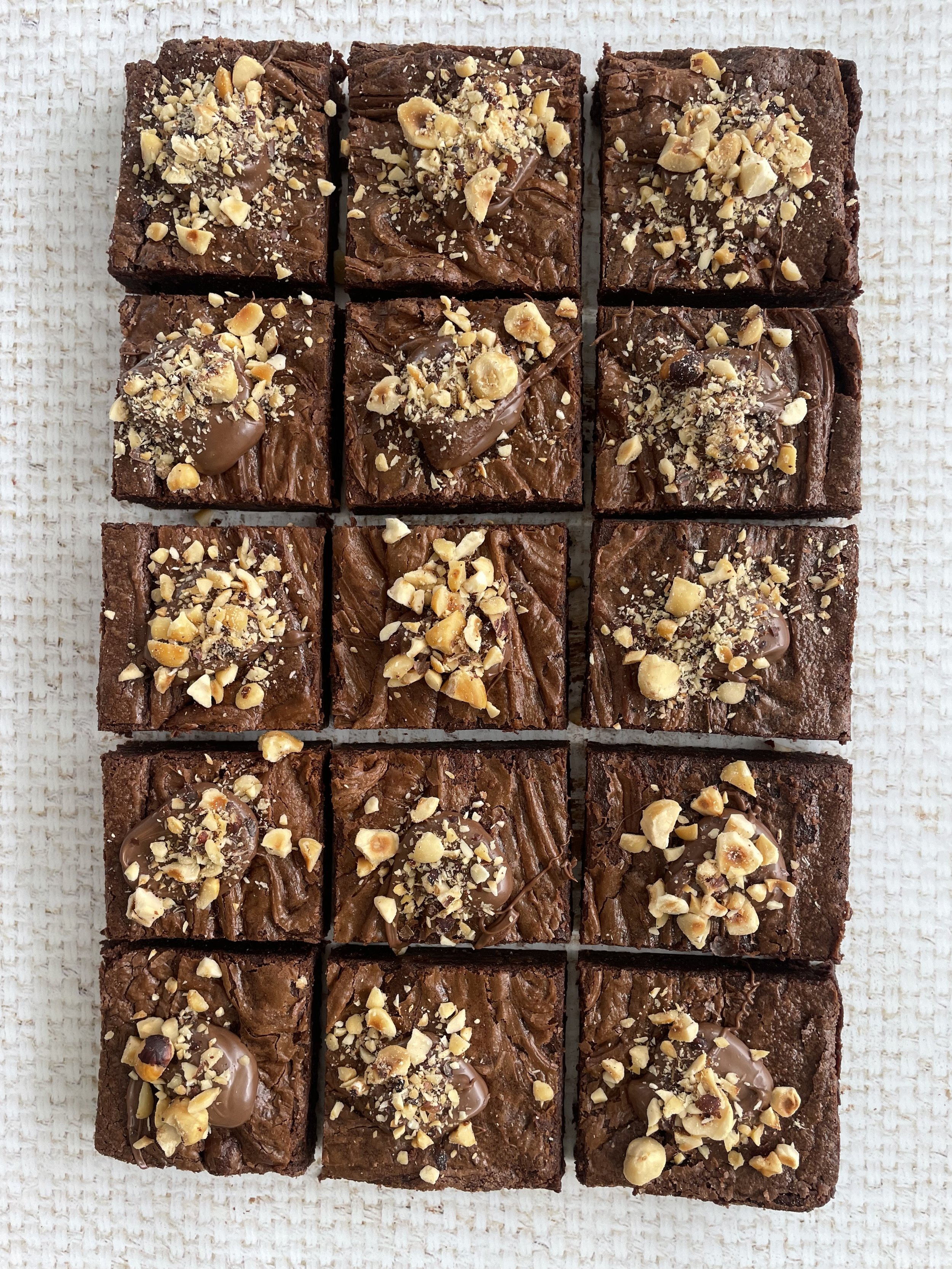 nutella brownies