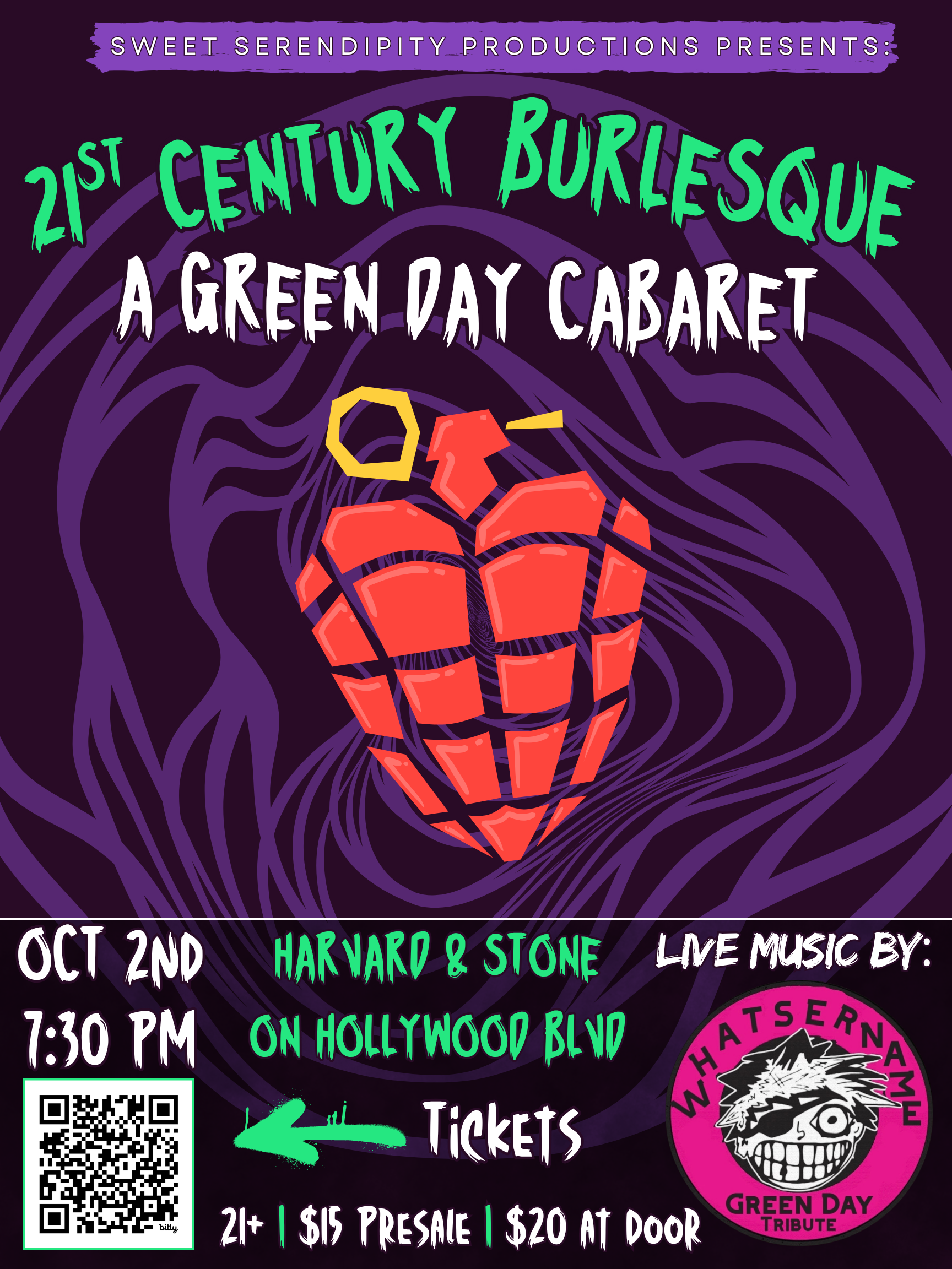 Live Band Green Day Burlesque Show